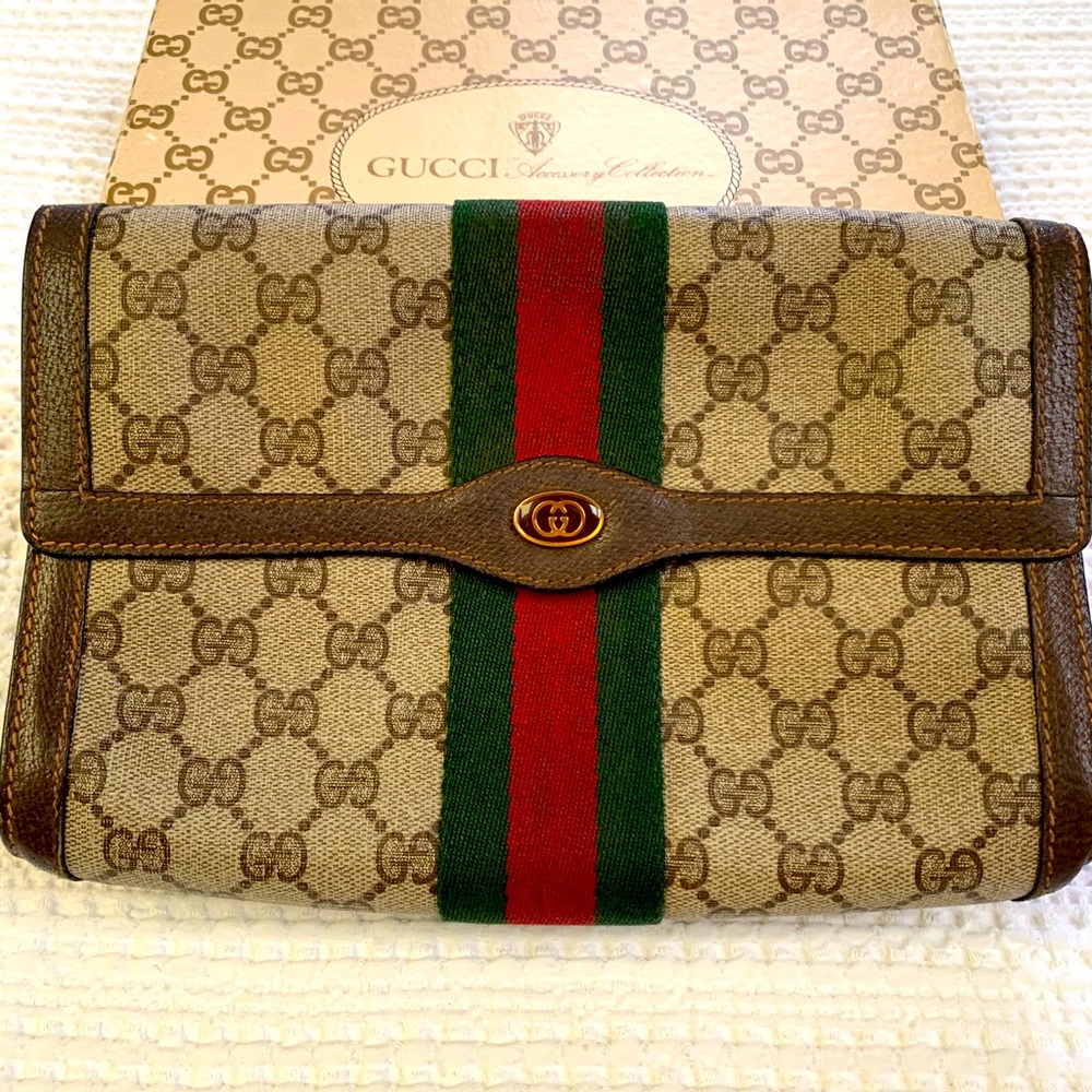 Vintage Gucci Ophidia Clutch Purse